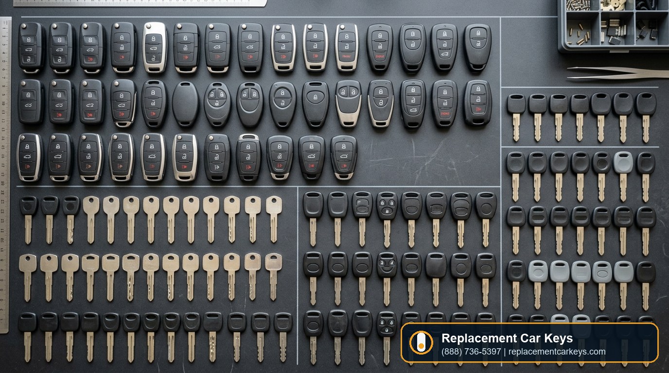 Automotive key fob programming detail