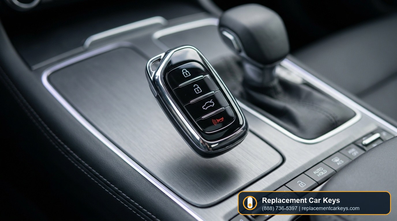 Automotive key fob programming detail